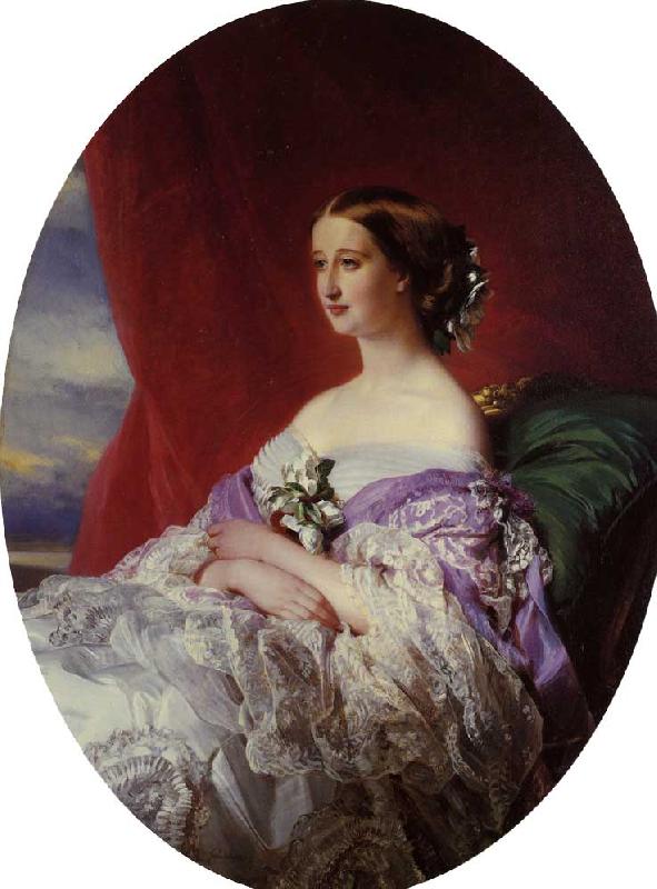 Franz Xaver Winterhalter The Empress Eugenie oil painting picture